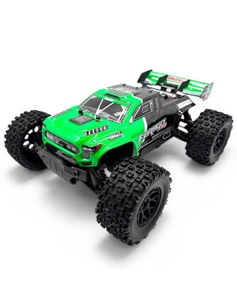 COR00230-G Corally Furago XD 4WD 2S Small Scale, RTR Monster Truck, Green
