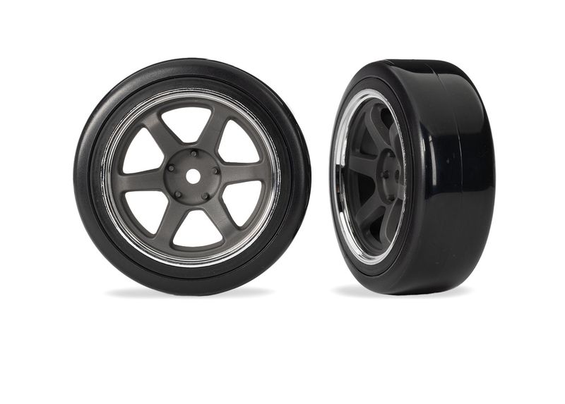 10574 1.9" Gray 6-Spoke Front
