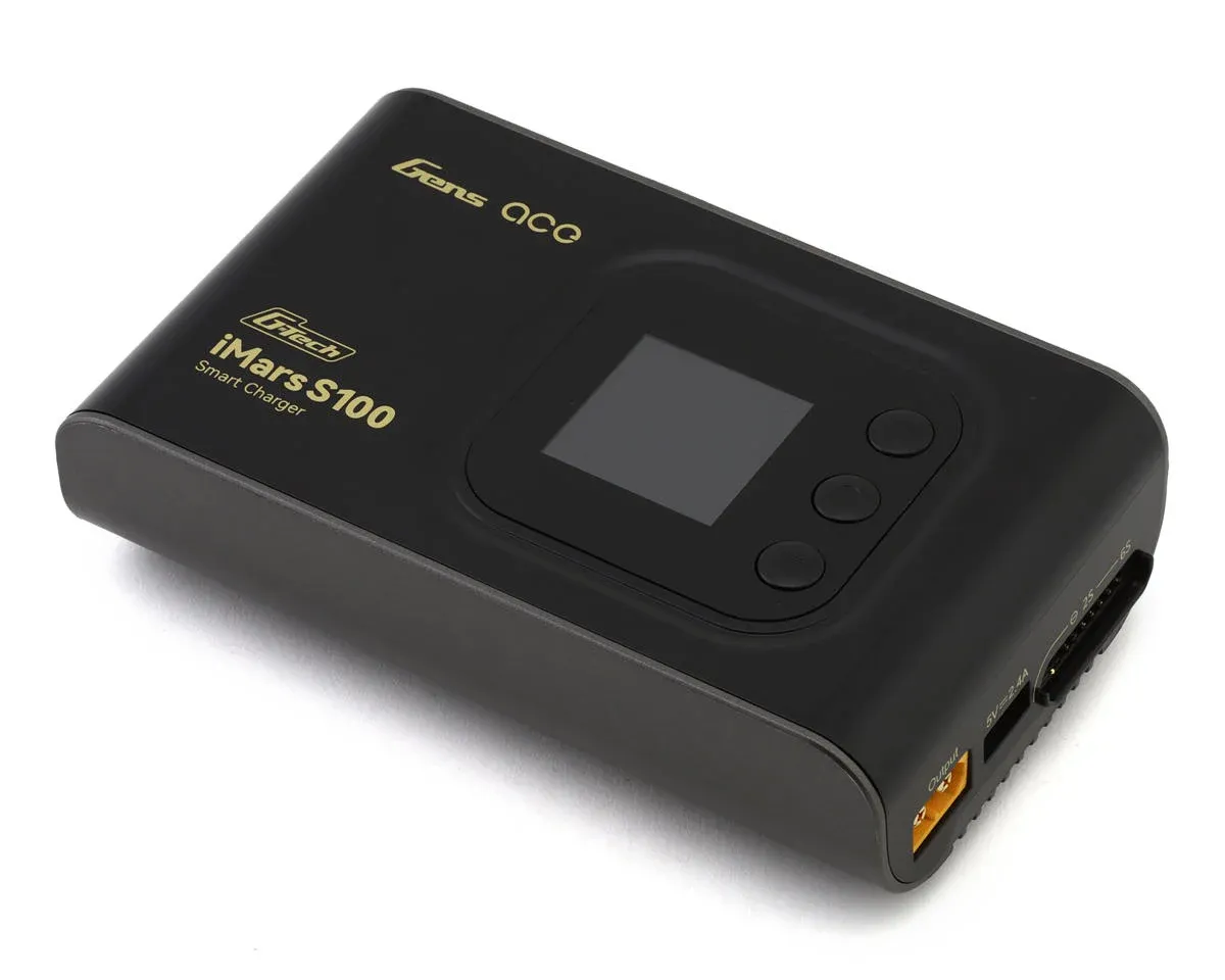 GEAS100-UB Gens Ace IMars S100 G-Tech Smart AC Balance Battery Charger (6S/10A/100W) (Black)