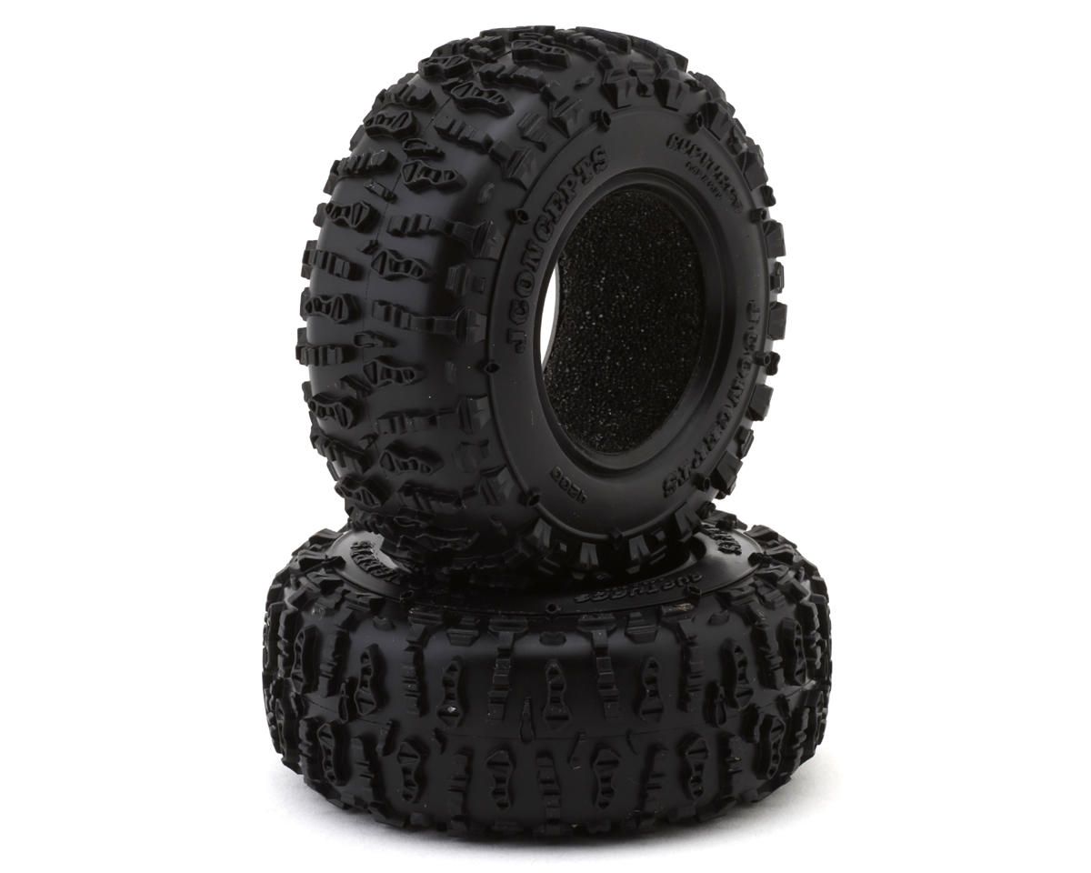 4200-02 JConcepts Ruptures 1.3" Micro Rock Crawler Tires (63mm OD) (2) (Green) w/Foam Inserts