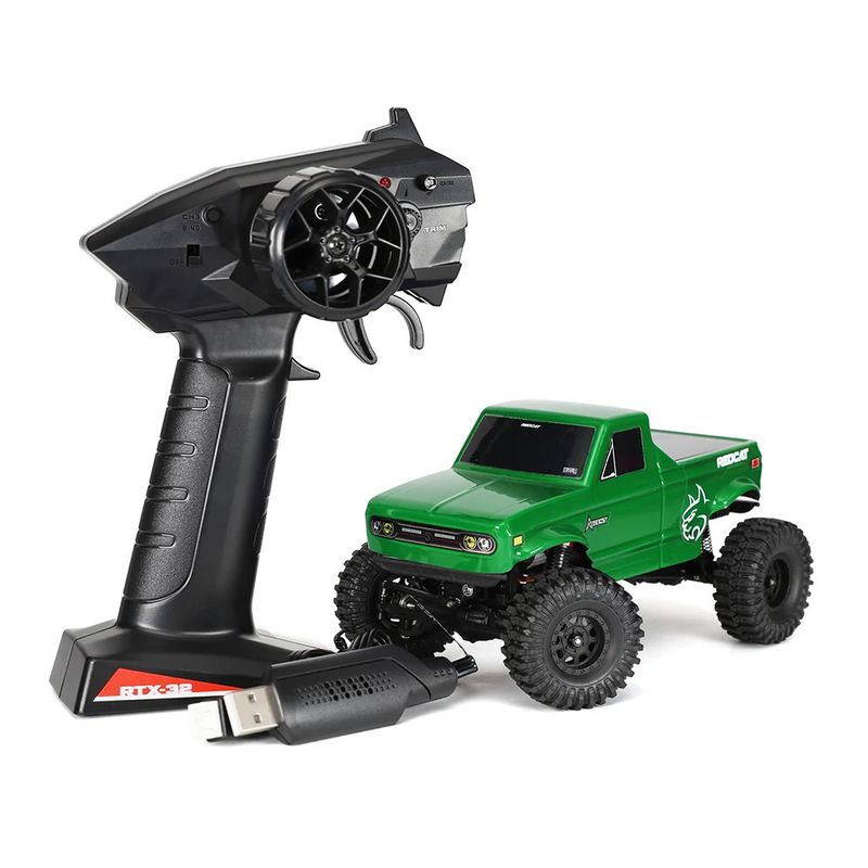 Redcat Ascent-32 V2 - 1/32 Scale Brushed Electric Rock Crawler Green