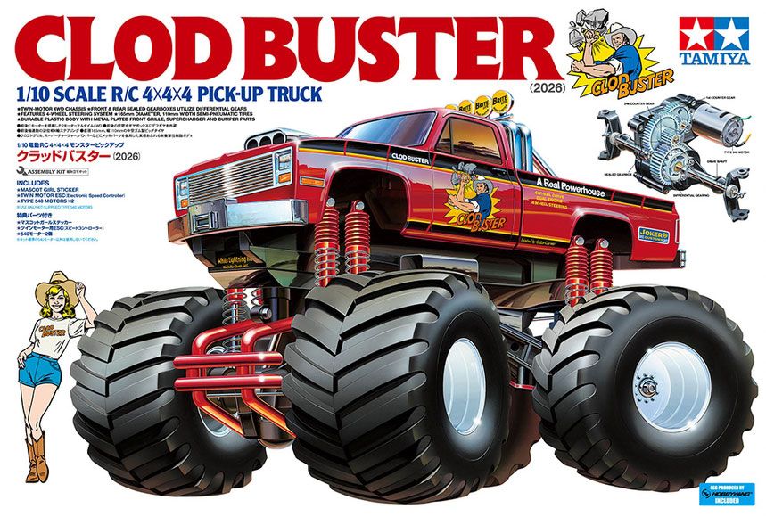 TAM58762  RC Clod Buster 2026