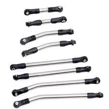 PHB5643 Powerhobby 8pc Stainless Steel High Clearance Links Set Axial SCX24 90081 / Betty