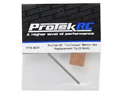 PTK-8231 ProTek RC "TruTorque" HSS Steel Metric Hex Replacement Tip (2.0mm)