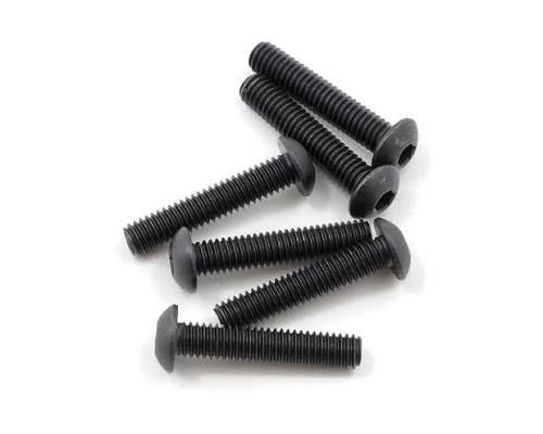 2589 Screws, 4x20mm button-head machine (hex drive) (6)