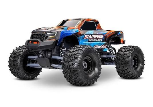 136454-4-ORNG Stampede 2WD Brushless