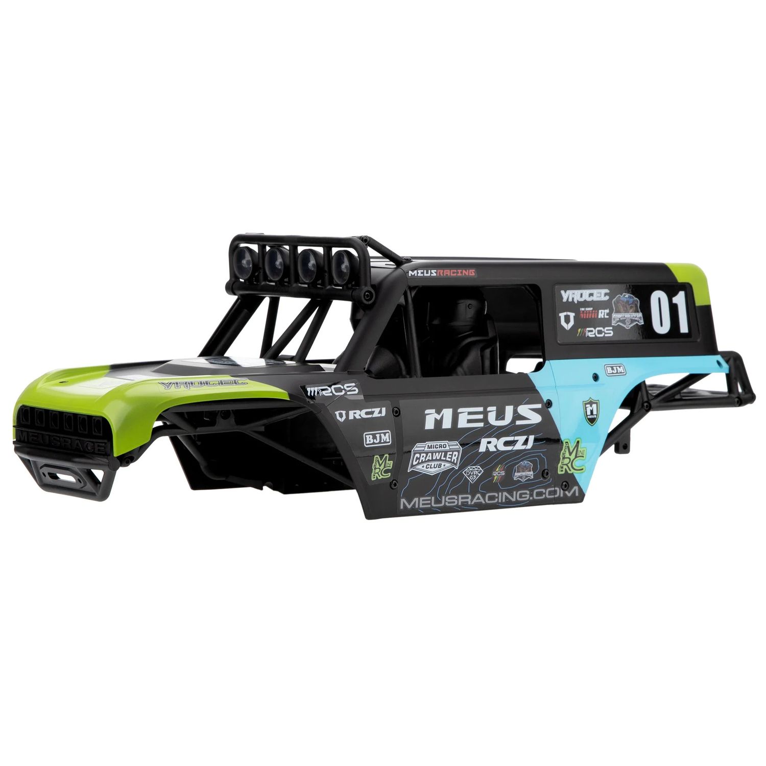 MEUS Racing MB10 Body ABS Shell Nylon Frame for 1/10 Axial SCX10 RC Crawler