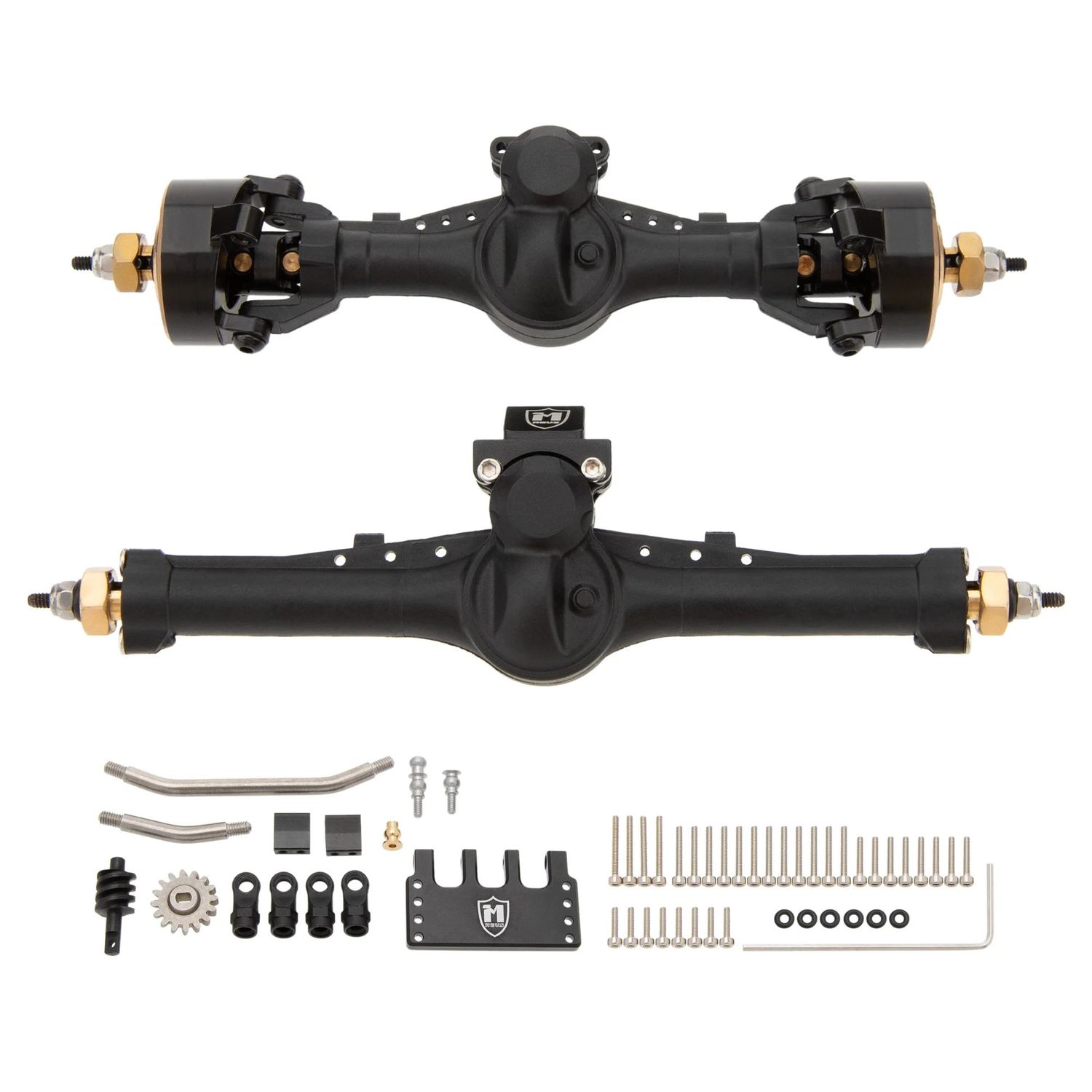 MEUS Racing SCX24 Nylon V2 Isokinetic Front Rear Axles 3-Section CVD With 52° Steering Angle for 1/24 SCX24