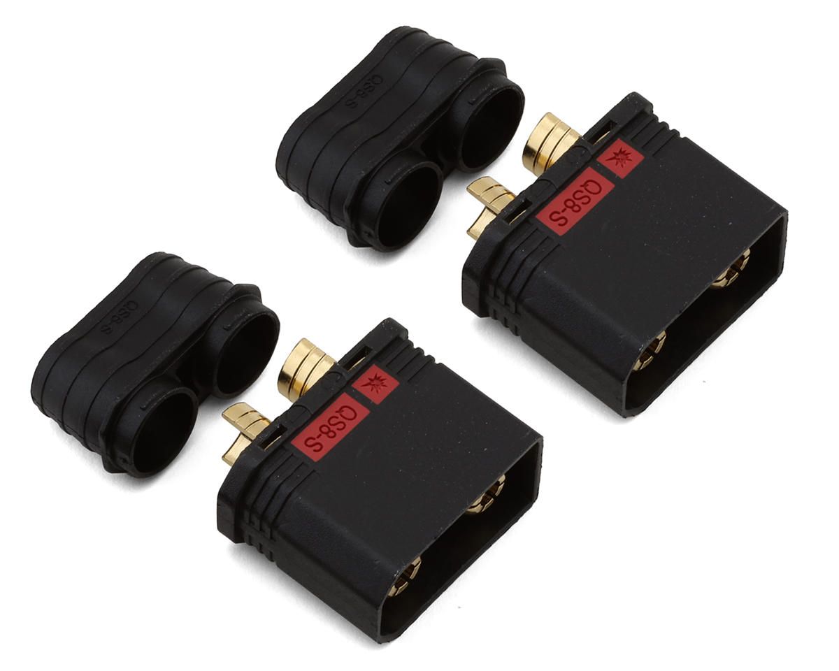 SAMQS8-002M Samix QS8 Anti-Spark Connectors (Black) (2 Male)