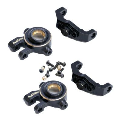 PHB5208 Powerhobby Brass C Hub &amp; Steering Knuckles FOR Traxxas TRX-4M Defender / Bronco