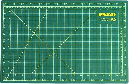 Enkay J-4118 Self-Healing Cutting Mat (Green) (11x17")