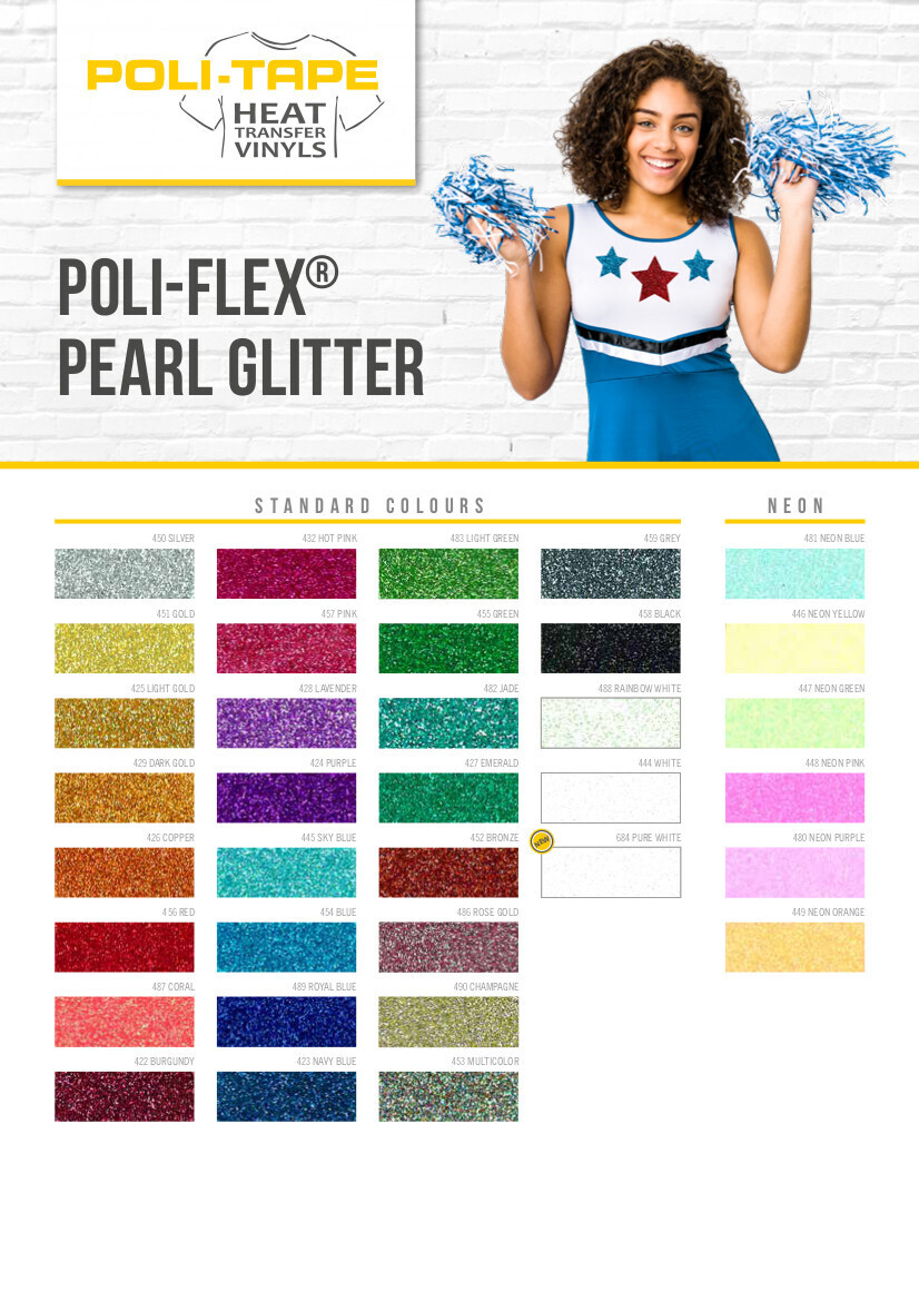 Poli Flex Glitter 1 m x 0,3 m