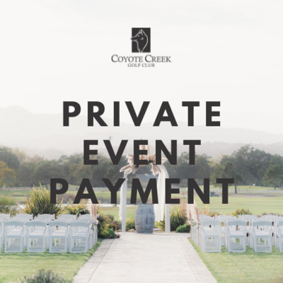 Private Event Payment
