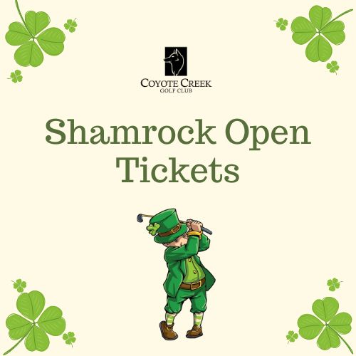 Shamrock Open Tickets (Sunday, March 15)