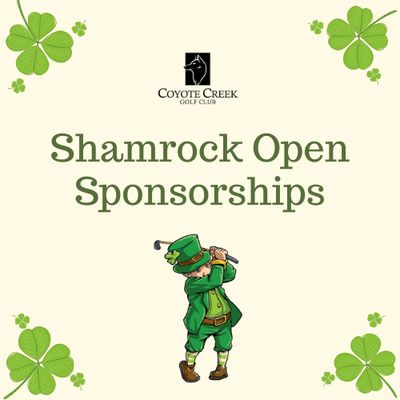 Shamrock Open Sponsorships