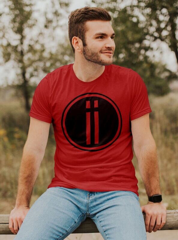 Liifewear Solid Logo Tee -Canvas Red