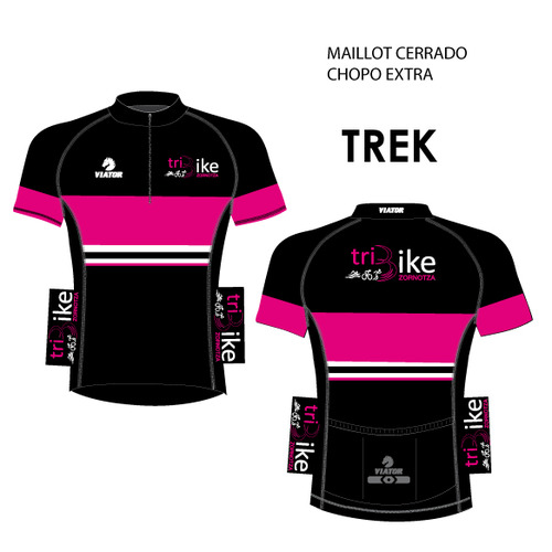 MAILLOT MANGA CORTA TRIBIKE ROSA