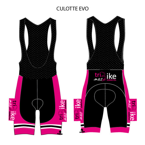 CULOTE CORTO TRIBIKE ROSA
