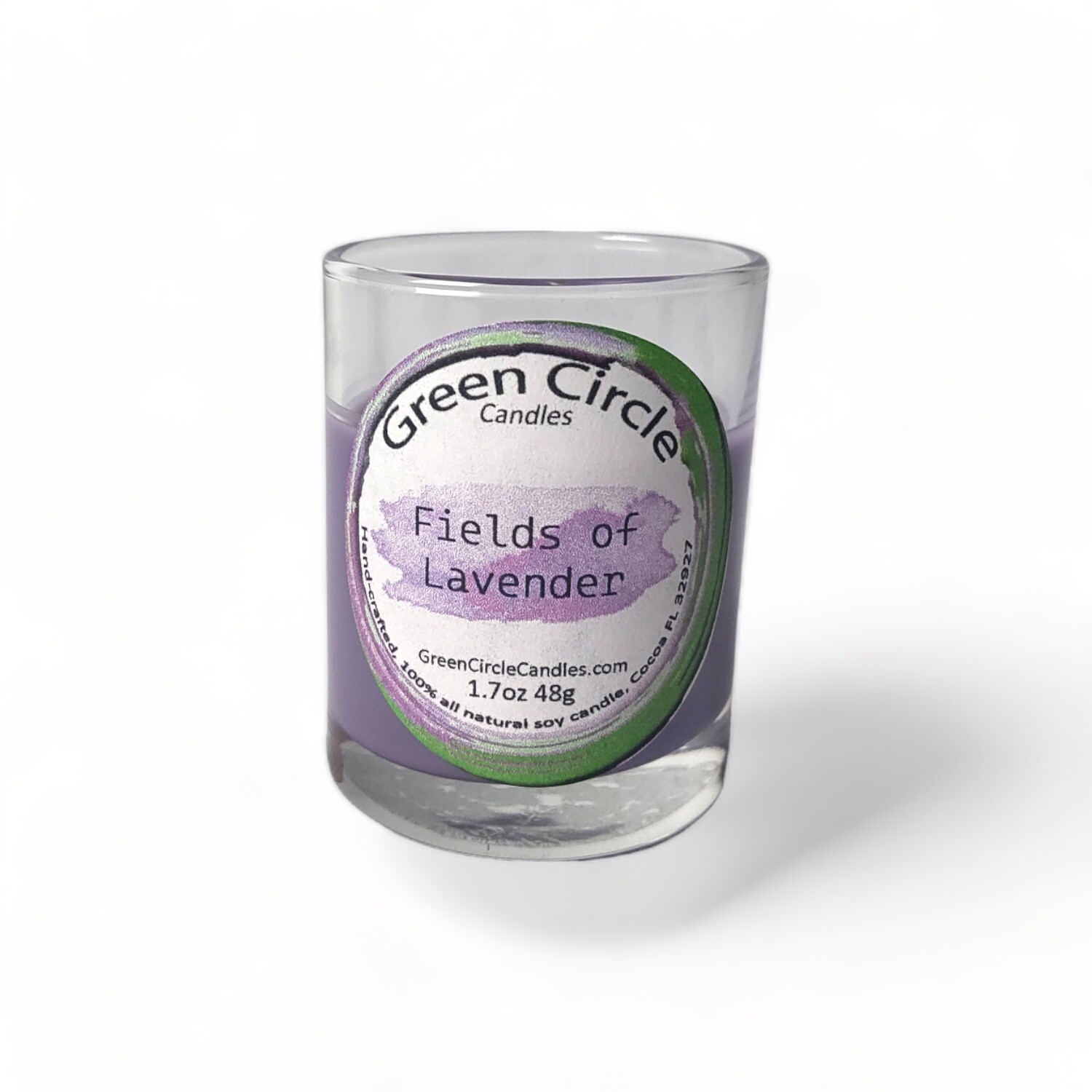 Fields of Lavender | Soy Wax Candle | Votive Jar