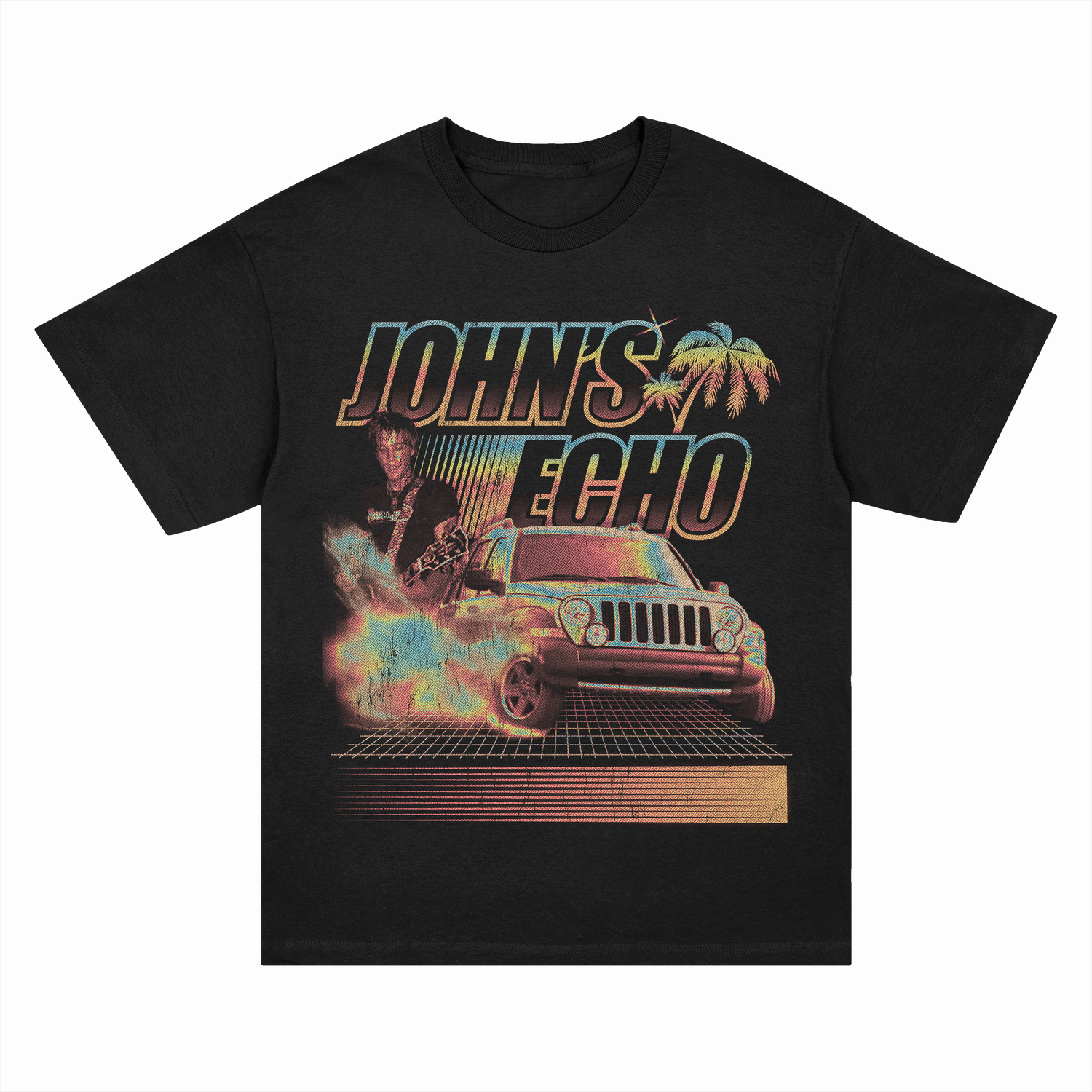 John's Echo T-Shirt, Black