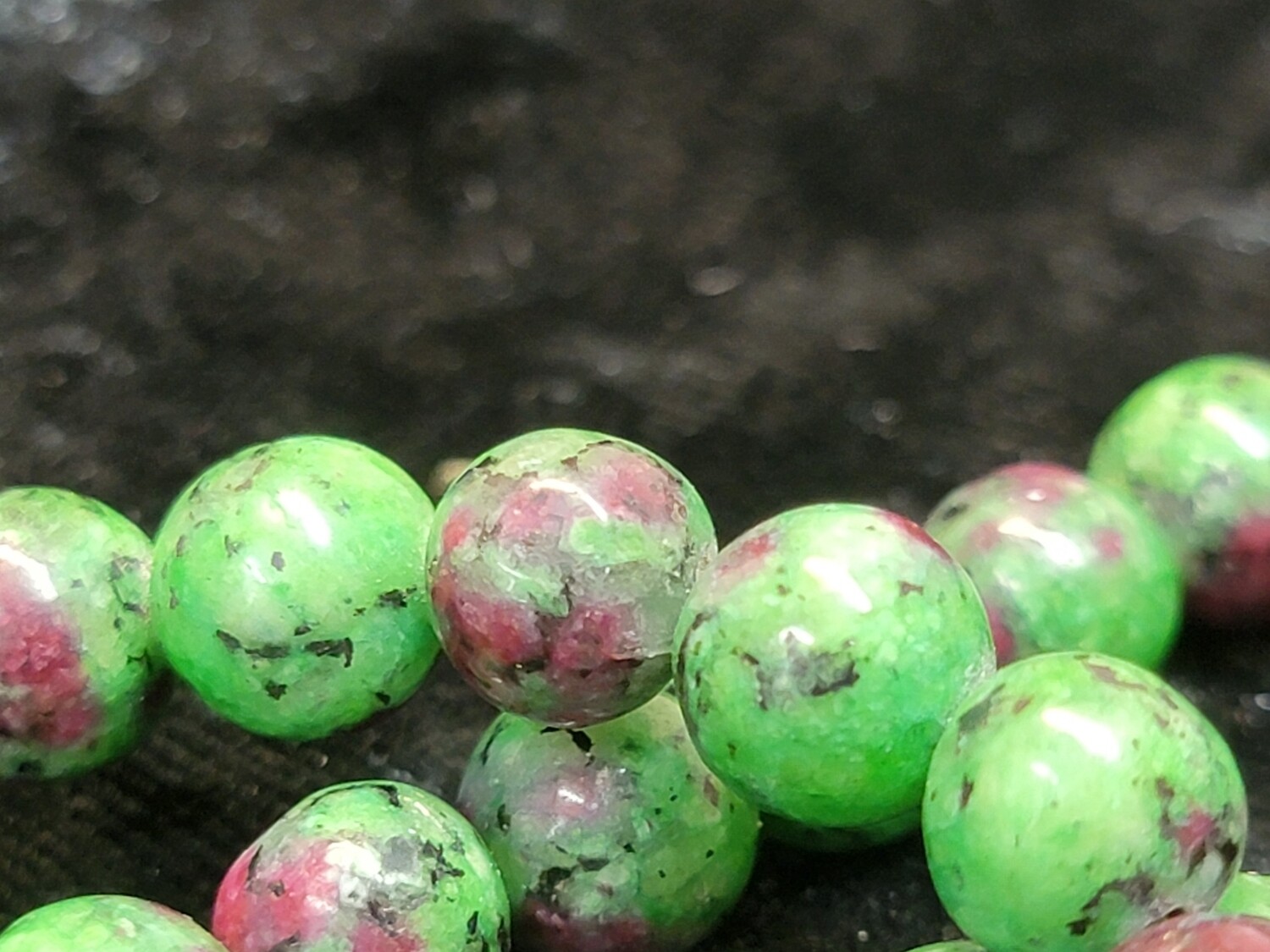 Green Gem Stone Mala