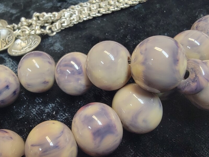 Grey Resin Komboloi Prayer Beads