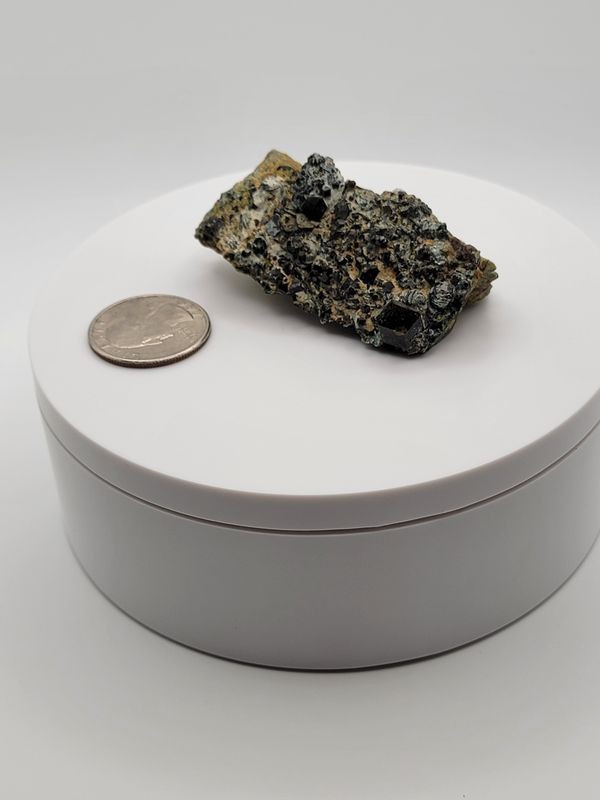 ​Andradite Garnet with Clinochlore (Black Mica and Green Epidote)