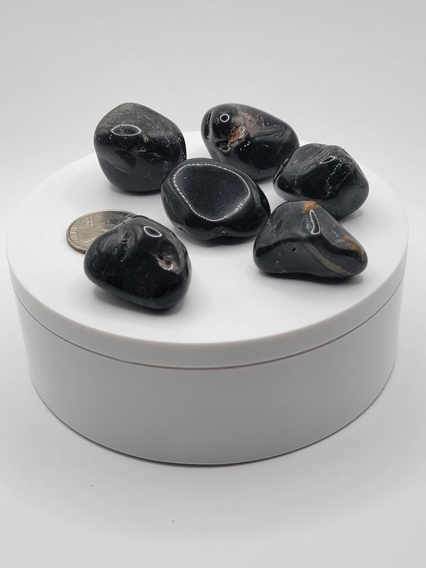 Tumbled Black Onyx