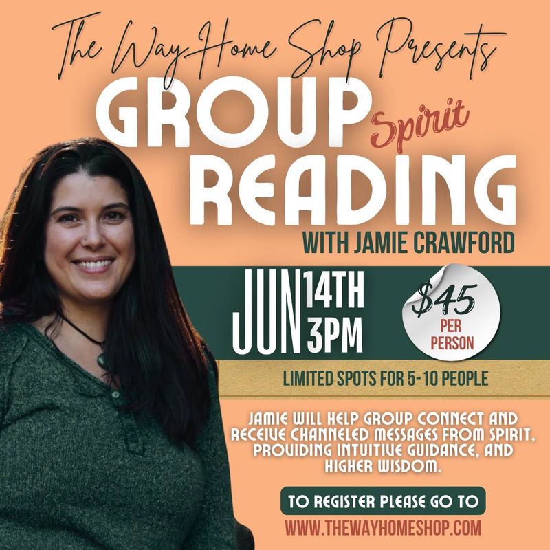 Spirit Speaks: Group Channeled Reading with Jamie Crawford - June 14