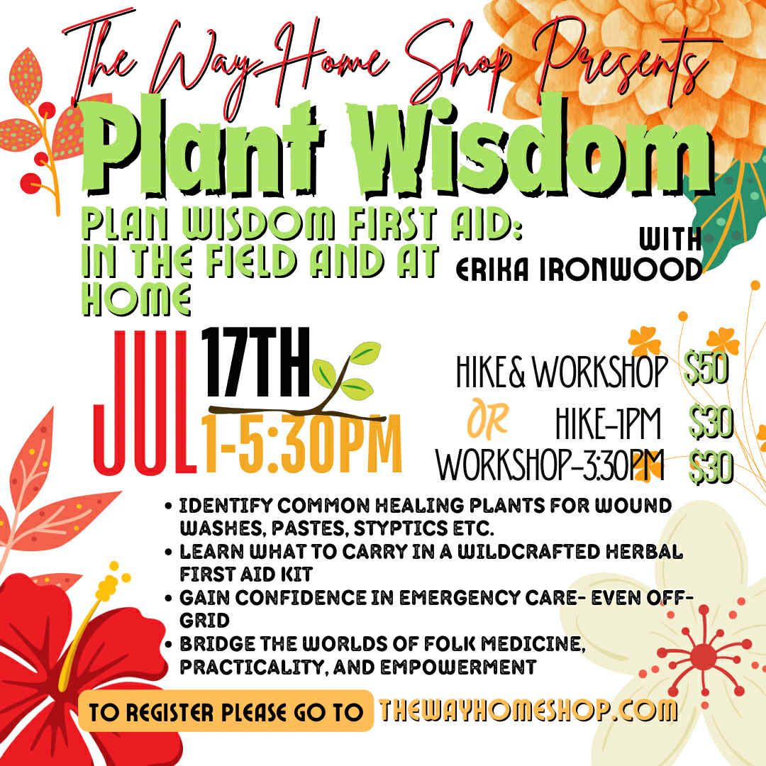 Plant Wisdom First Aid: In the Field &amp; At Home - July 17