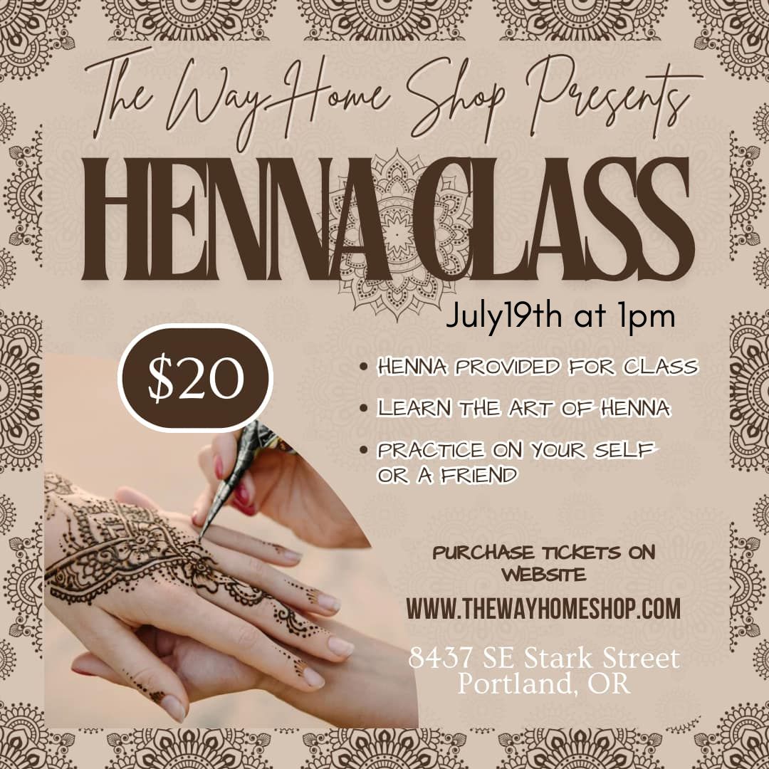 Henna Class