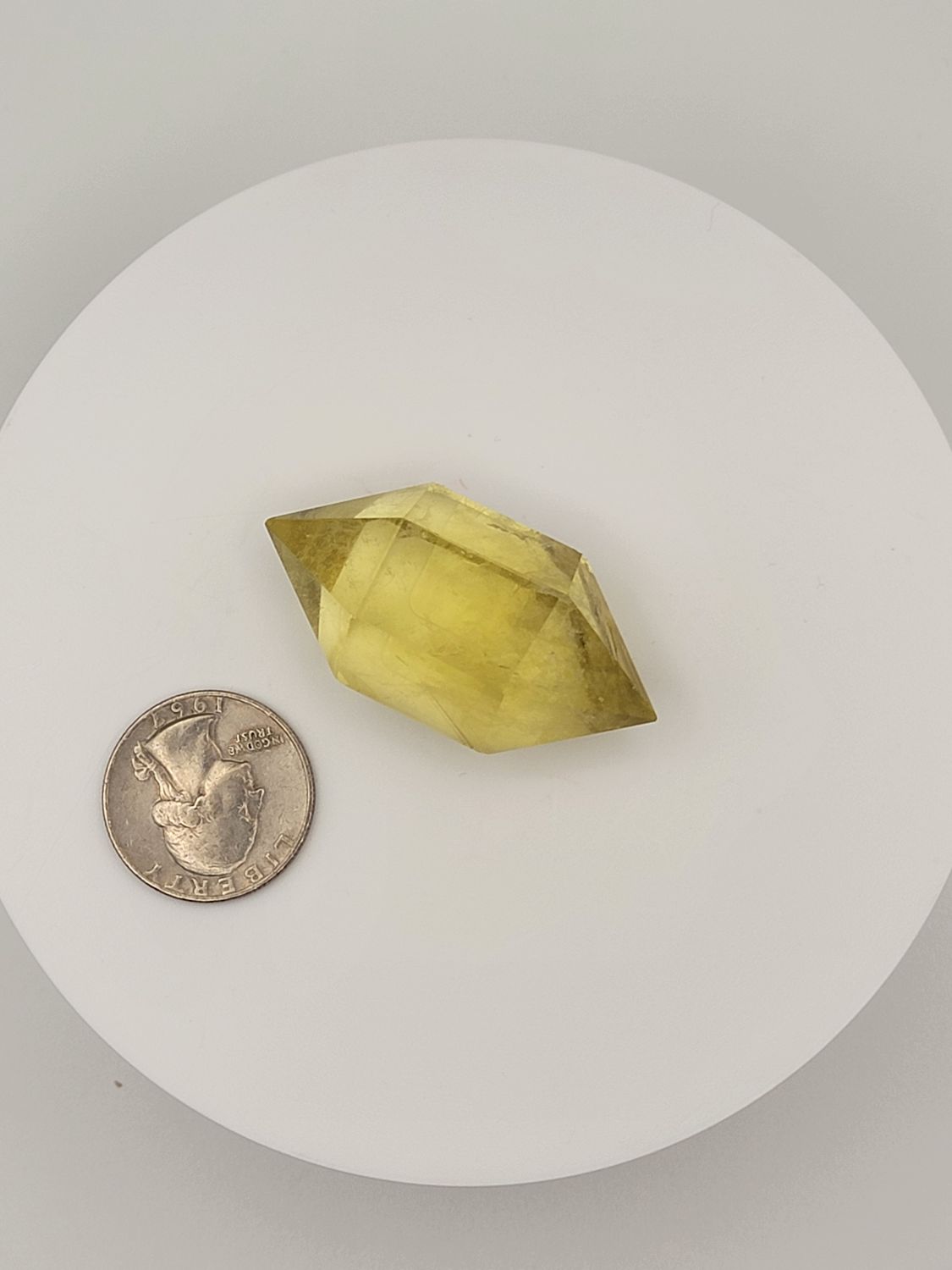 Double Terminated Citrine Wand