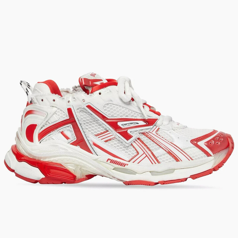 BB RUNNERS - WHITE &amp; RED