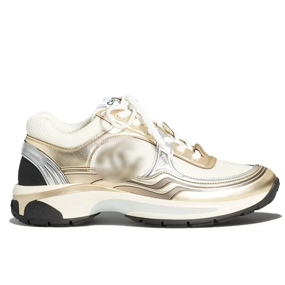 CH*NEL SNEAKERS - GOLD