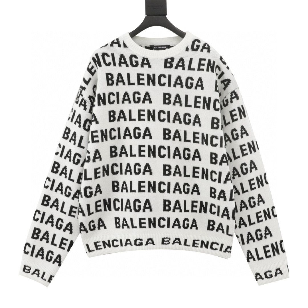 WHITE BB SWEATER