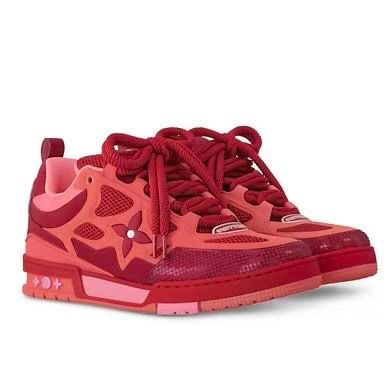 LV SKATE SNEAKERS - RED