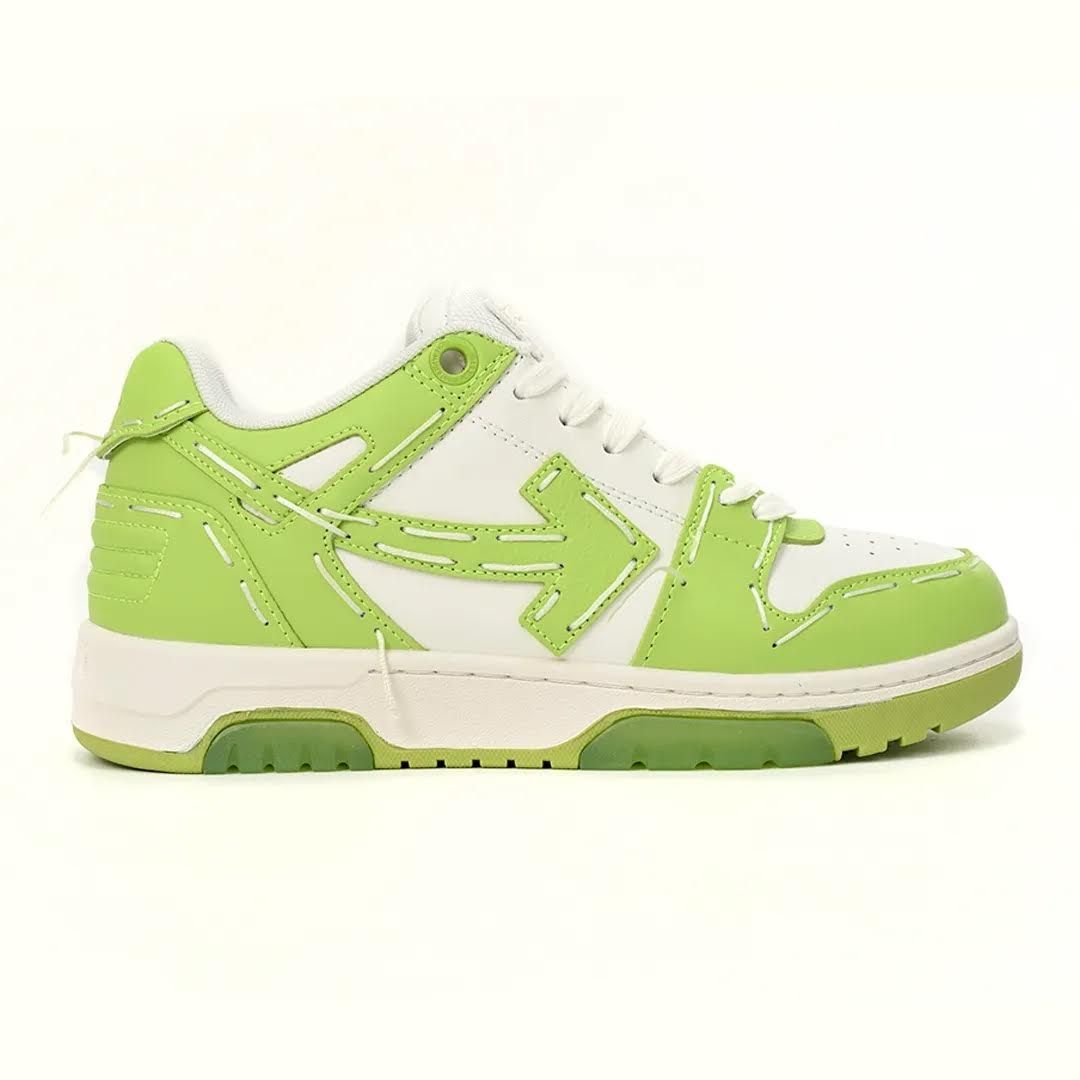 OW SNEAKERS - GREEN STITCH