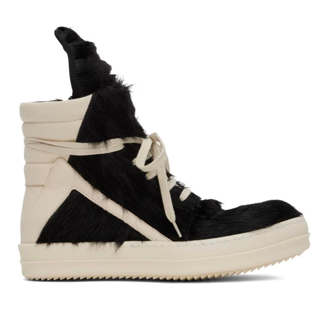 RICK HIGH TOPS - BLACK FUR