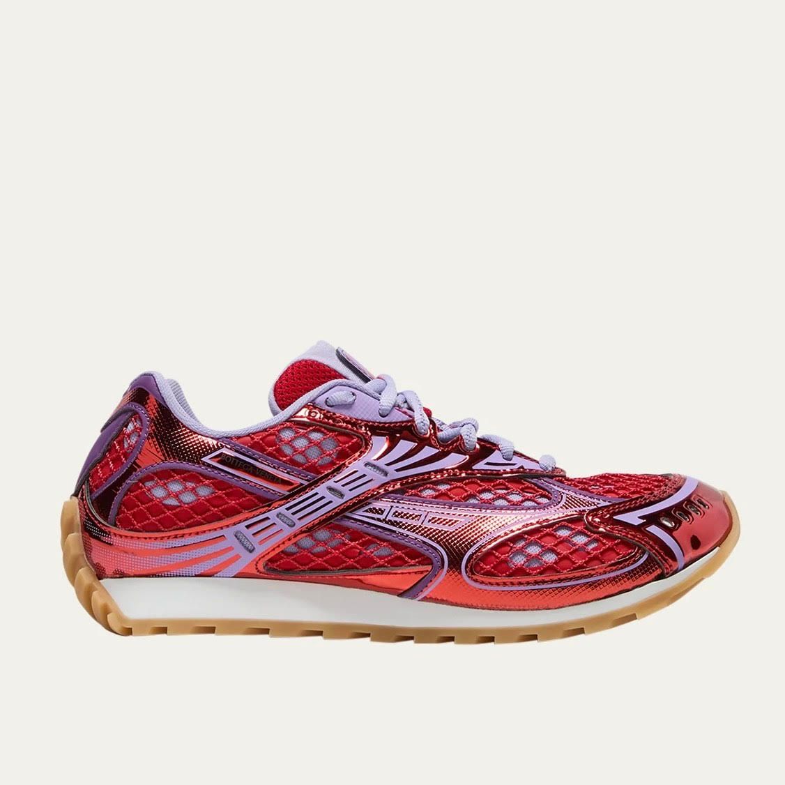 BOTT*GA SNEAKERS - RED &amp; PURPLE