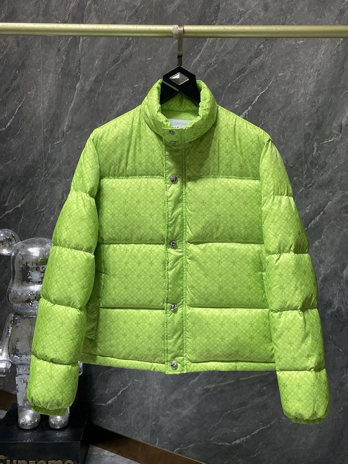 GREEN CH PUFFER JACKET