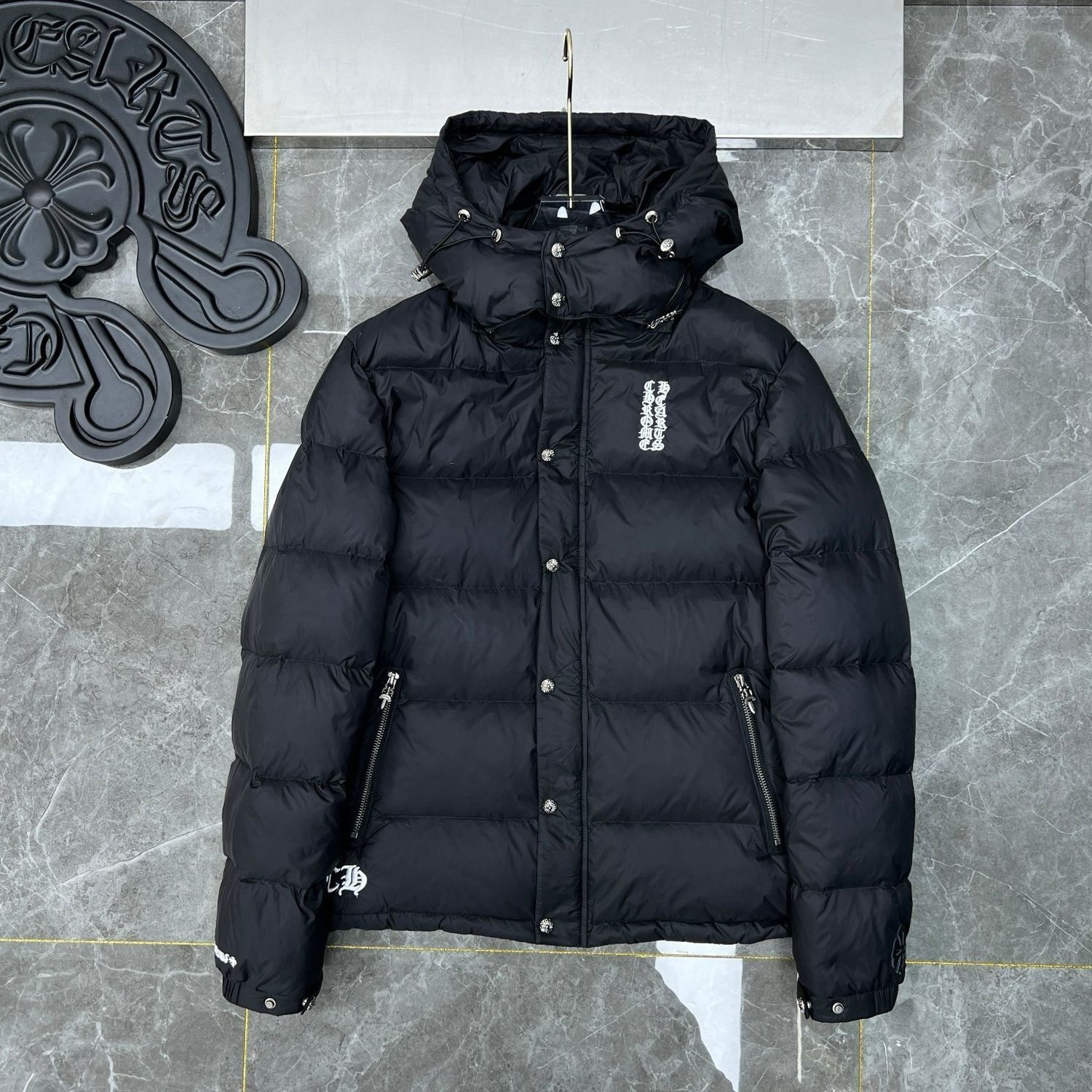 BLACK CH PUFFER JACKET