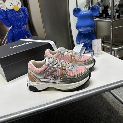 CC SNEAKERS - PINK GOLD SILVER
