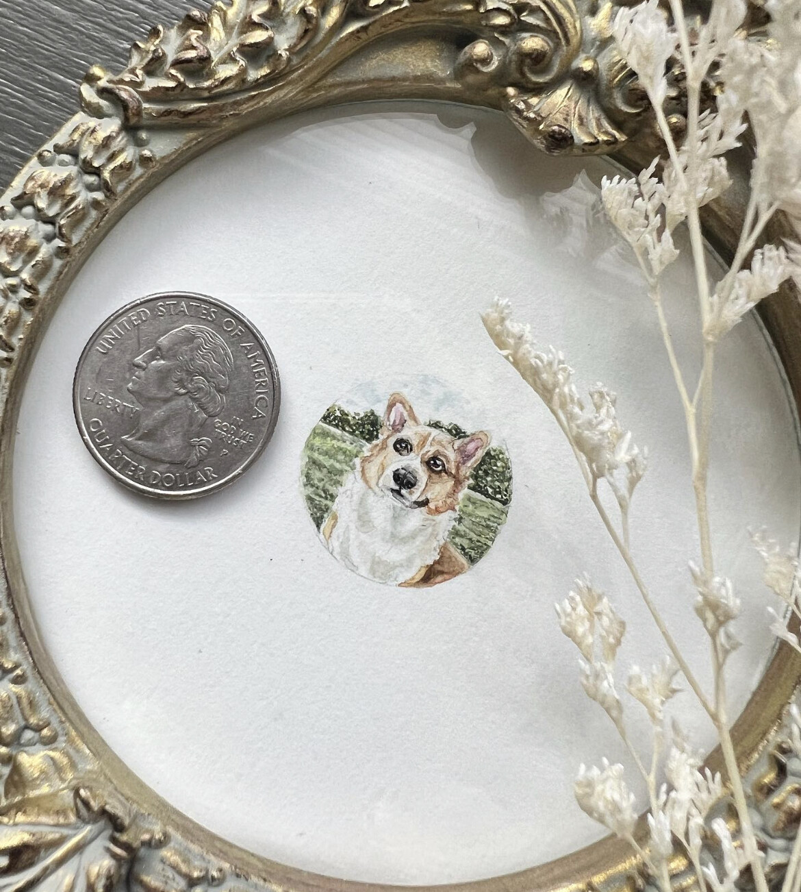 Custom Miniature Watercolors (2.4cm x 2.4cm)