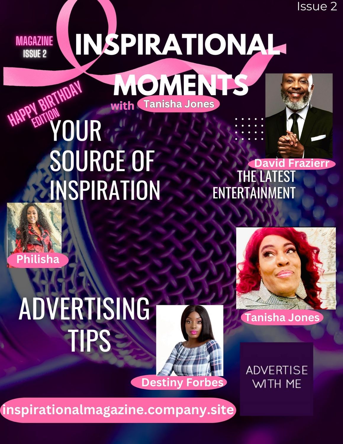 Digital or Hard Copy- Inspirational Moments With Tanisha Magazine 2nd Issue Birthday Issue