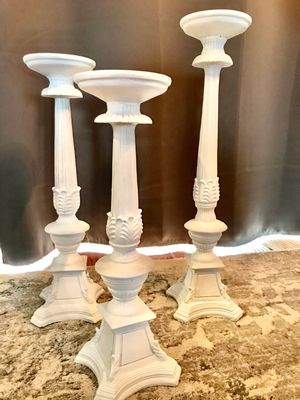 Tall vintage candlesticks