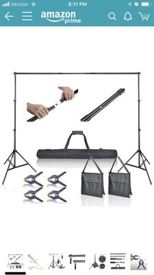 Photo backdrop frame