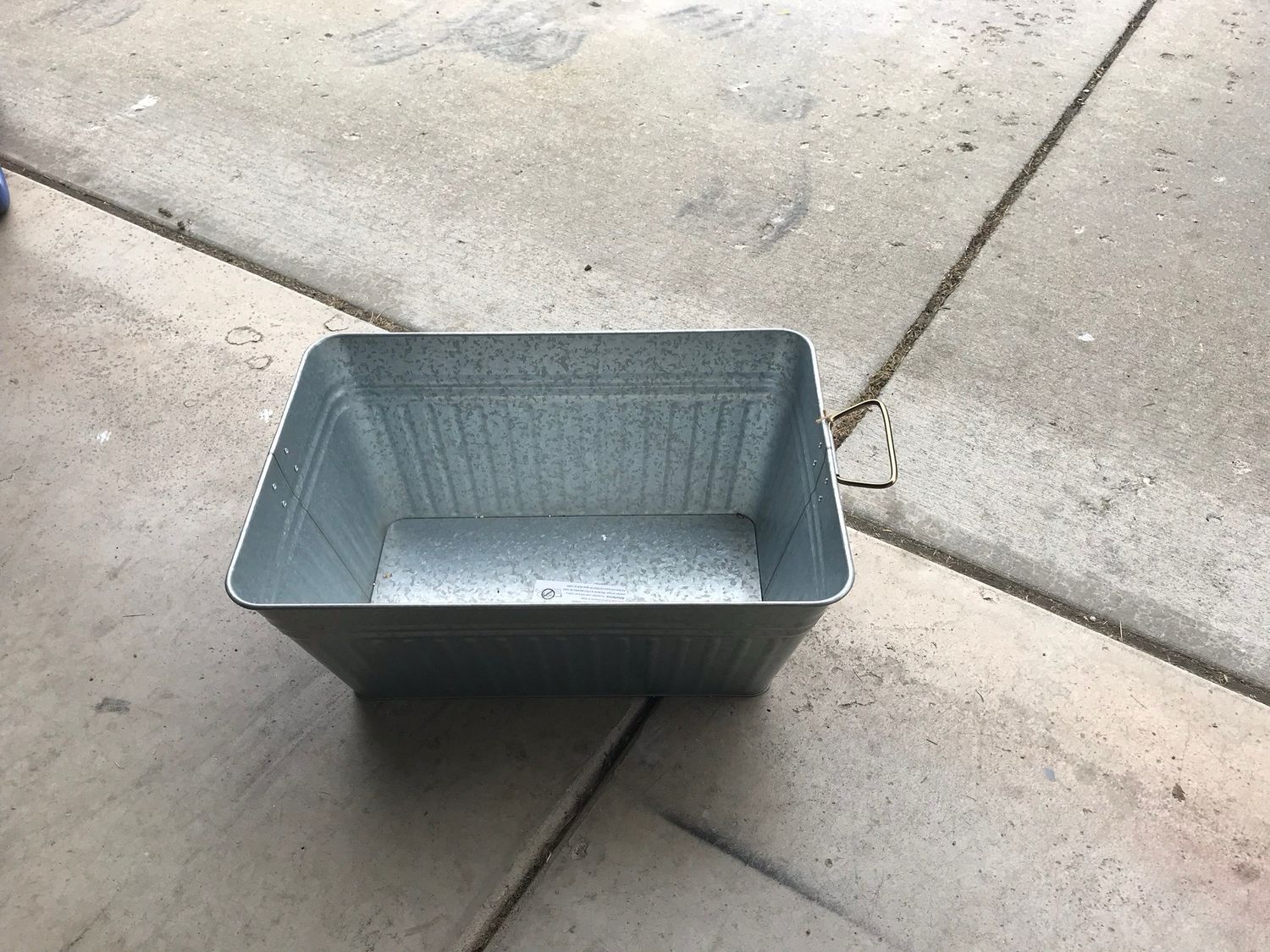 Tin Drink Tub
