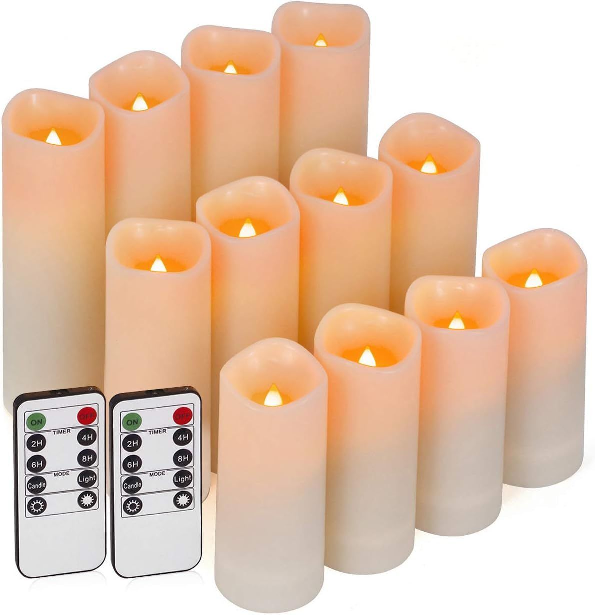 Flameless battery operated candles