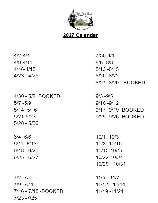 2027 Availability