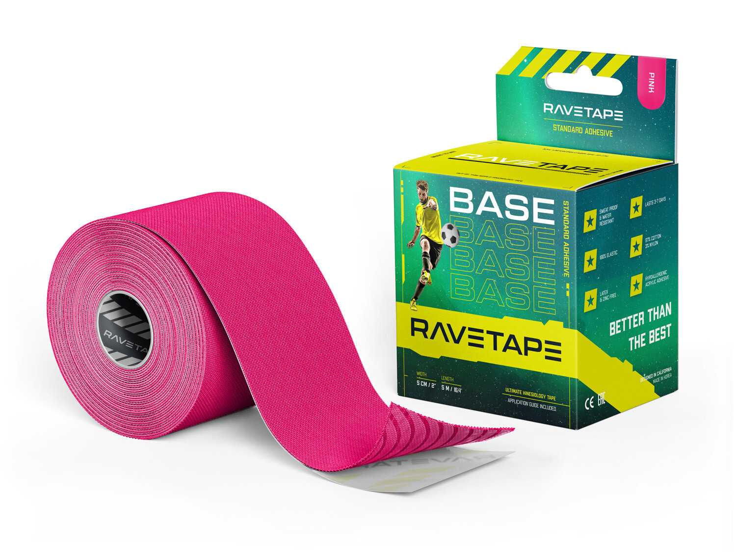 RaveTape BASE 5x5 – Fuchsia